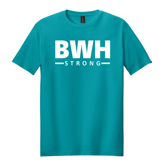 Brigham & Women's Hospital T-Shirt - Tropical Blue with Strong Logo - XL
