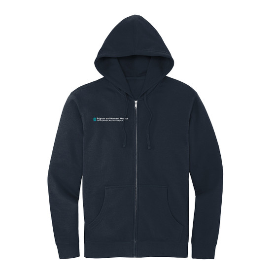 Brigham & Women's Hospital Full-Zip Hoodie - Navy Blue - 2X