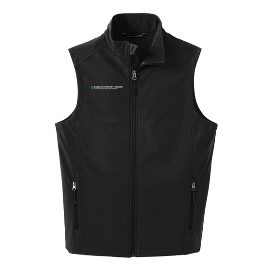 Brigham & Women's Hospital Men's Soft Shell Vest - Black - S