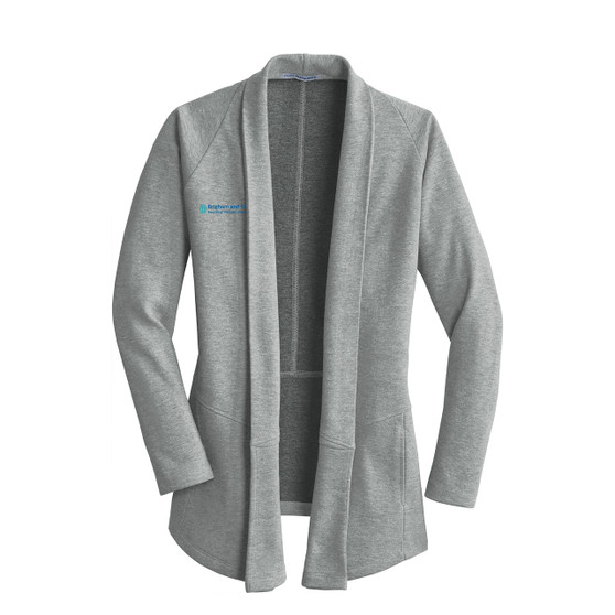 Brigham & Women's Hospital Women's Cardigan - Heather Gray - 2X