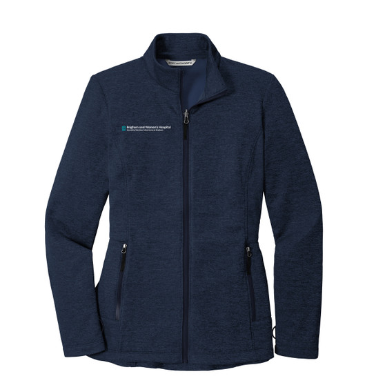 Brigham & Women's Hospital Women's Fleece Jacket - Navy Blue - M