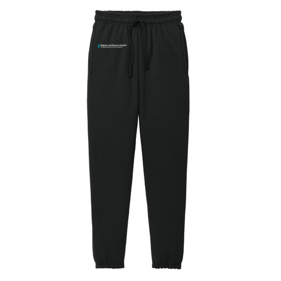 Brigham & Women's Hospital Fleece Sweatpants - Black - M