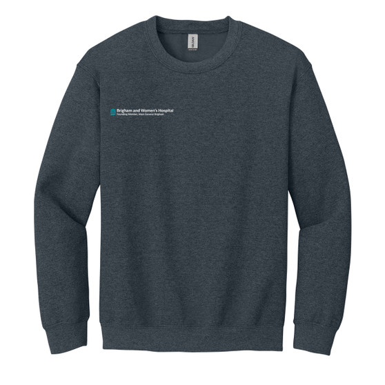 Brigham & Women's Hospital Crewneck Sweatshirt - Dark Heather Gray - L
