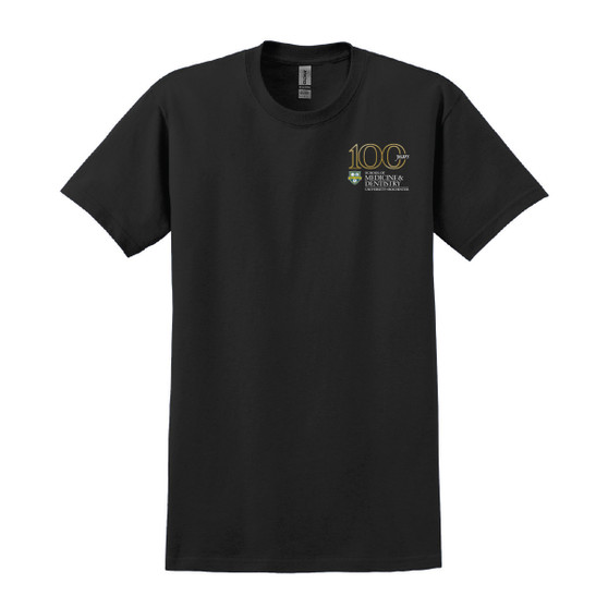 UR School of Medicine & Dentistry Centennial T-Shirt - Black - 2X