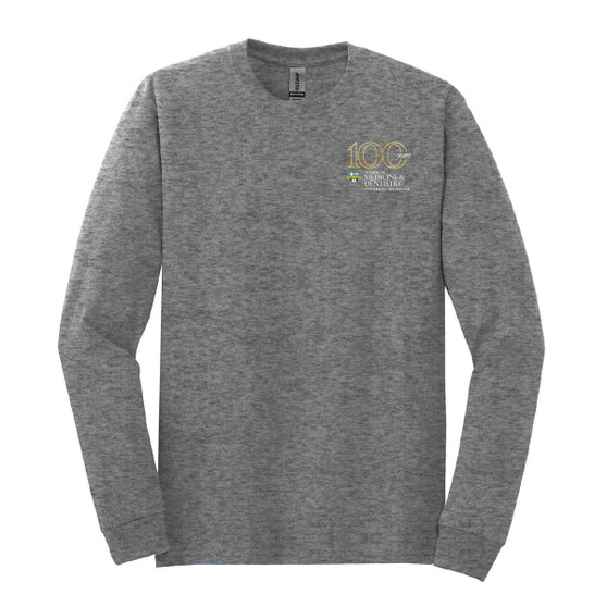 UR School of Medicine & Dentistry Centennial Long-Sleeved Shirt - Graphite Heather - S