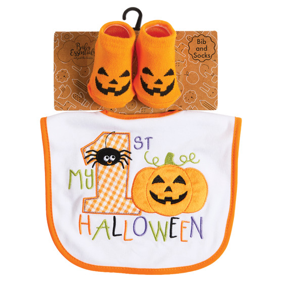 Halloween Bib & Socks Set - My 1st Halloween