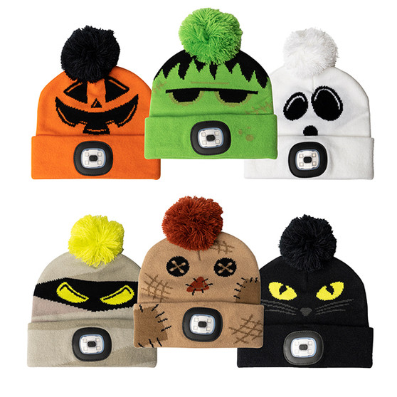 Kids Halloween Night Owl Beanie Hat