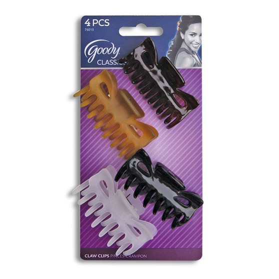 Goody 4ct Hair Claw Clips