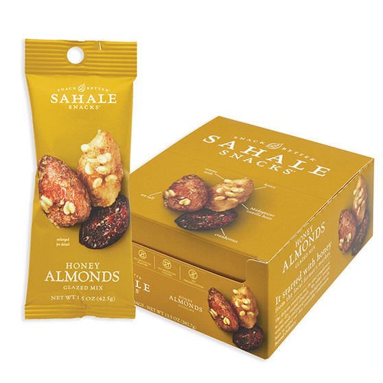 Sahale Snacks - Honey Almonds Glazed Mix - 1.5oz Bag