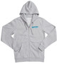 Women and Infants Hospital Logoed Full-Zip Fleece Hoodie - Heather Gray - 2X