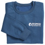 Women and Infants Hospital Logoed Crew Sweatshirt - Indigo Blue - M