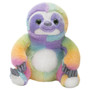 11-Inch Rainbow Sherbet Plush Sloth