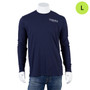 Houston Methodist Baytown Hospital Logoed Long-Sleeved Shirt - Navy - Large