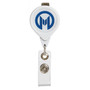 Moffitt Cancer Center Logoed Badge Reel Holder - White