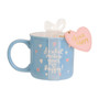 Mug and Keychain Gift Set - Do What Makes Your Heart Happy