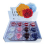 Natural Rose in Clear Acrylic Box - Assorted Colors