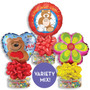 Get Well Soon Kelliloons Gift Set -  Plastic Dish with Variety Mix Candy