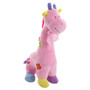 Plush Giraffe Rattle - Pink