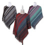 Chevron Poncho with Fringe