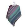 Chevron Poncho with Fringe