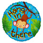 Hang In There Monkey Mylar Balloon
