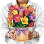 Fresh Cut Paper Flower Bouquet - Festival Tulips