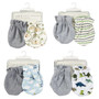Honey Baby 2-Pack Anti-Scratch Baby Mittens - Blue