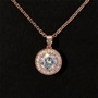 Amanda Blu Rose Gold Halo Necklace