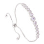 Amanda Blu Graduated Adjustable Bracelet - Silver