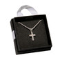 Julia Harper Cross Pendant Necklace - Silver
