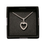Julia Harper Heart Pendant Necklace - Silver