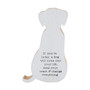 Dog-Shaped Standing Sign