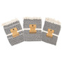 Cotton Throw Blanket with Fringe
