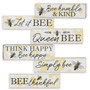 Bee-Themed Honeycomb Box Sign