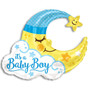 Jumbo Balloon - Baby Boy Moon