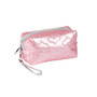 Puffer Pouch Heart Design - Pink
