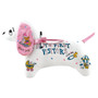 Welcome Baby Plush Autograph Dog - Pink
