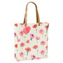Canvas Tote with Pom-Pom - Poppies