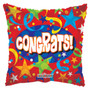 Congrats Confetti Mylar Balloon