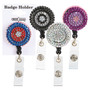 Rhinestone Retractable Badge Reel Holder