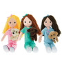 Plush Nurse Doll with Puppy - Light Skin