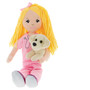 Plush Nurse Doll with Puppy - Light Skin