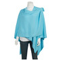 Turquoise Ruana with Shoulder Strap