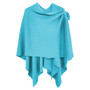 Turquoise Ruana with Shoulder Strap