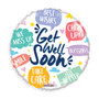 Get Well Phrases Mylar Balloon
