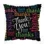 Thank You Phrases Square Mylar Balloon