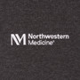 Northwestern Medicine Logoed Full-Zip Fleece Hoodie - Heathered Charcoal - XL