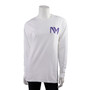 Northwestern Medicine Logoed Long-Sleeved Screen-Printed Shirt - White - 3X