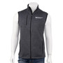 Northwestern Medicine Logoed Men's Fleece Sweater Vest - Heathered Charcoal - M