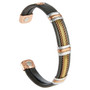 Leatherette Magnetic Cuff Bracelet
